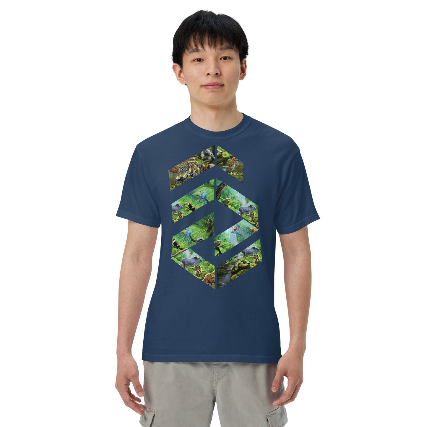 Garment-dyed heavyweight Jungle t-shirt