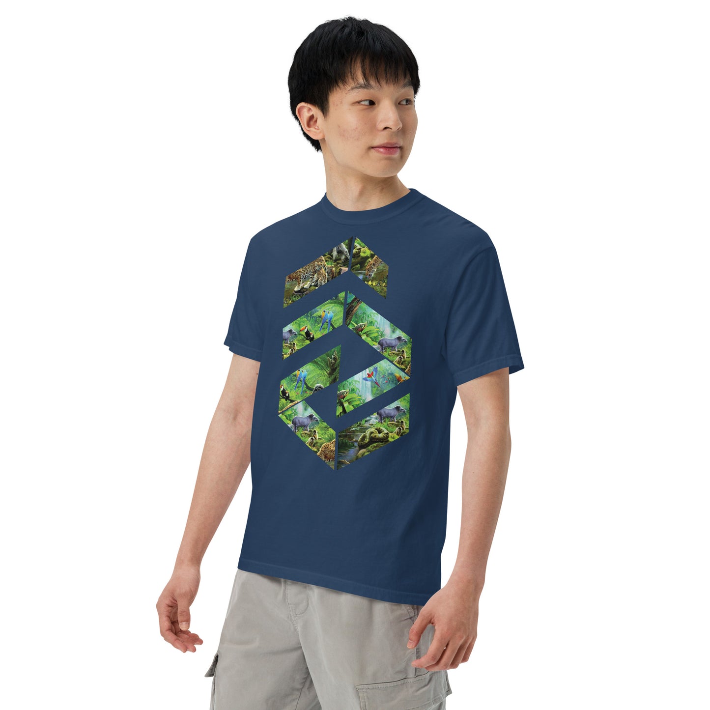 Garment-dyed heavyweight Jungle t-shirt