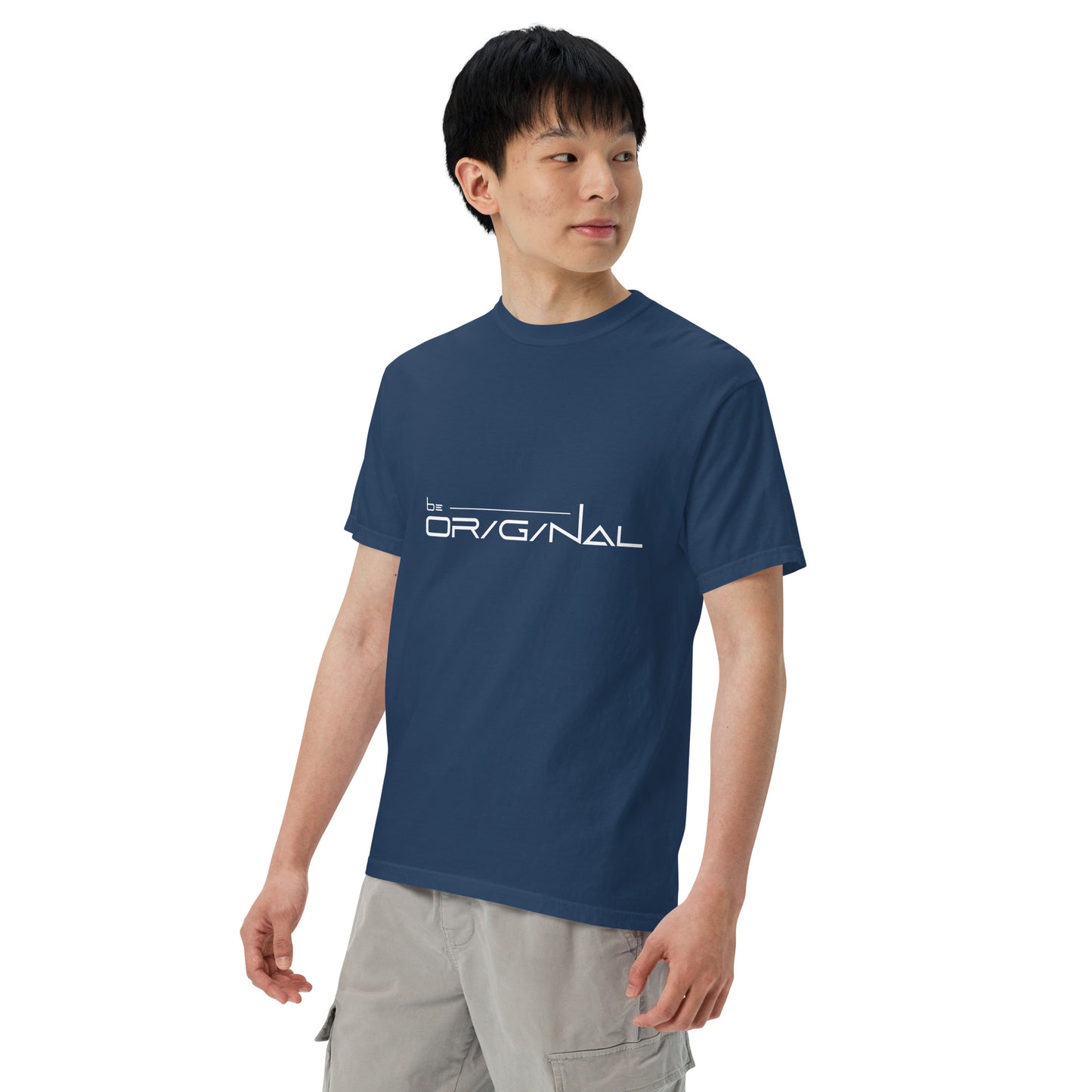 Garment-dyed heavyweight Be Original t-shirt