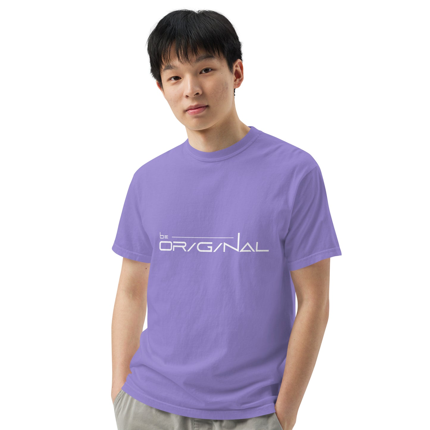 Garment-dyed heavyweight Be Original t-shirt