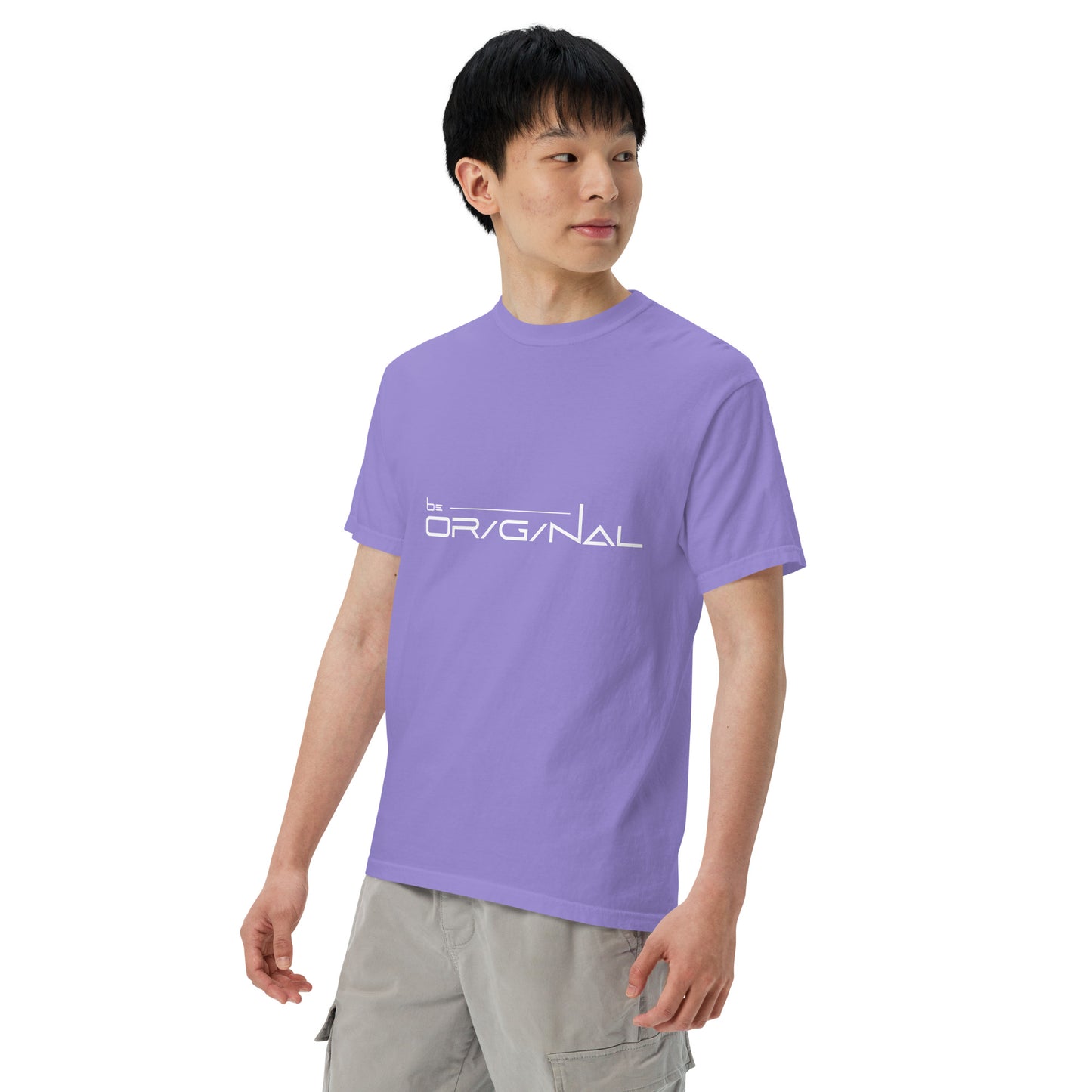 Garment-dyed heavyweight Be Original t-shirt