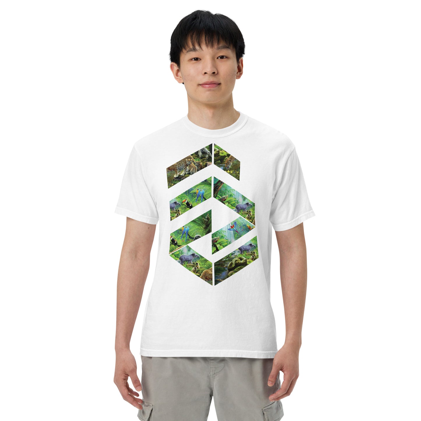 Garment-dyed heavyweight Jungle t-shirt