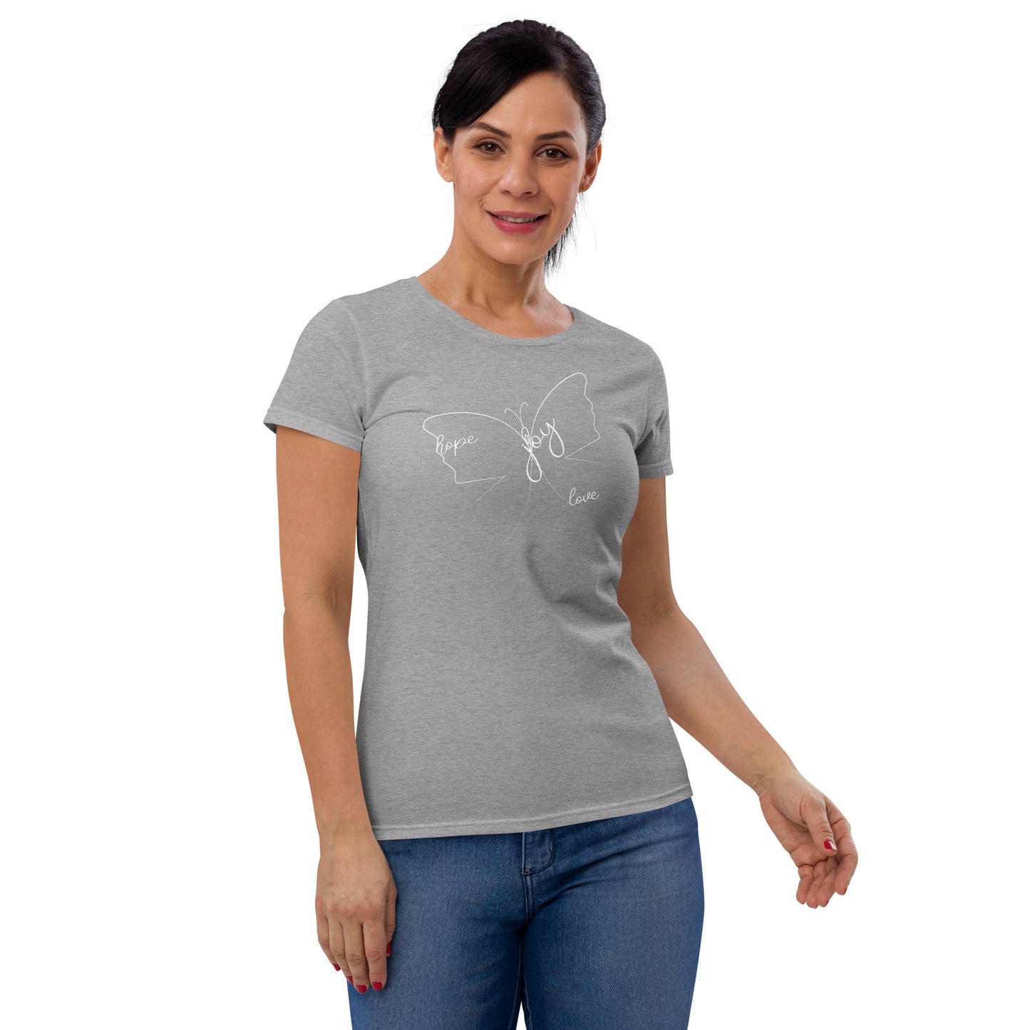 Short sleeve Hope Love Joy t-shirt