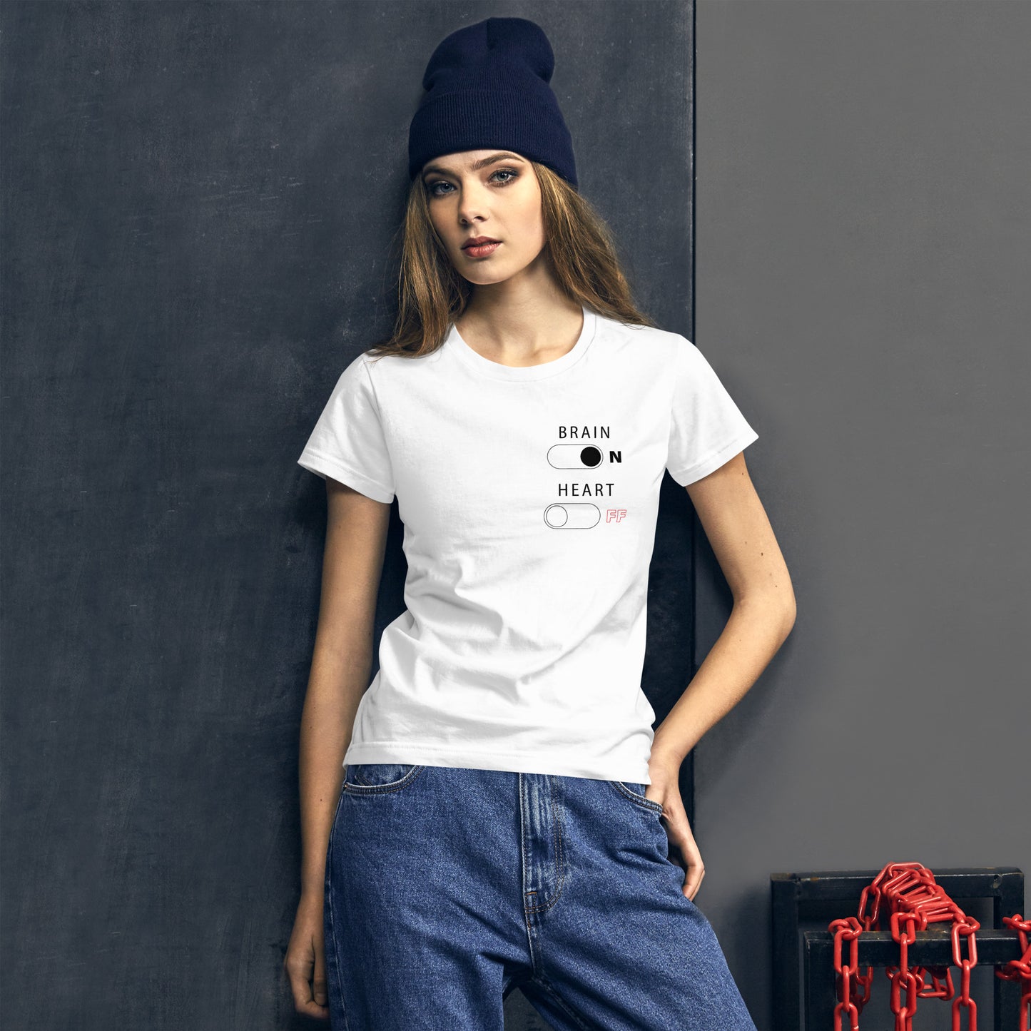 Short sleeve On-Off t-shirt